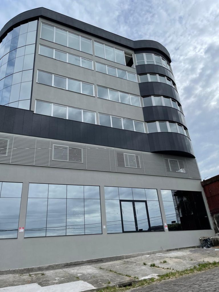 Fachada pele de vidro aluminio